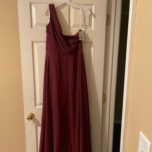 Bridesmaid dress never worn wine color